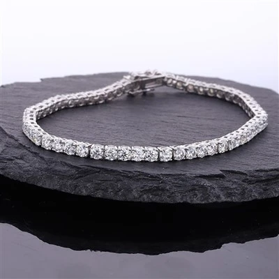 14k Gold Moissanite Diamond Tennis Armband