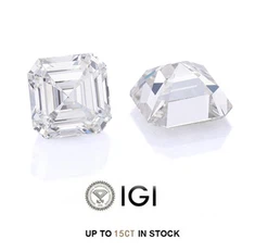 Asscher Cut IGI Certified Lab Grown Diamond